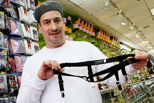 Yes folks, it's a garter belt for dudes. Yes folks, it's a garter belt for dudes.