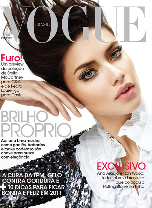 Adriana Lima for Vogue Brazil
