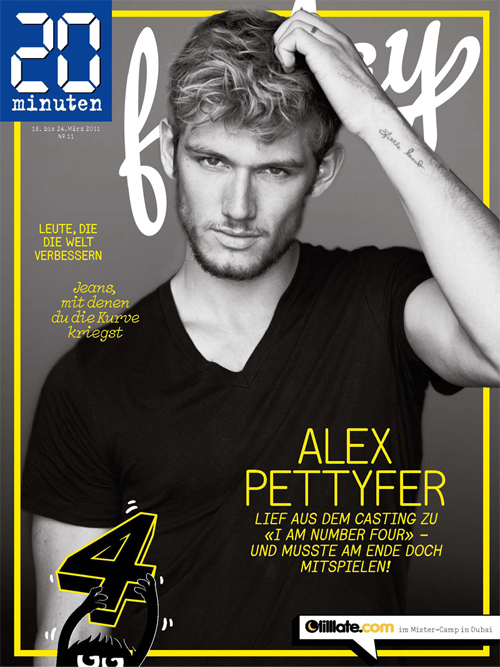 Alex Pettyfer For 20 Minuten March 2011 Cover