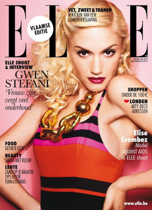 gwen stefani 2011. Gwen Stefani for Elle Belgie