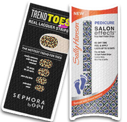 Trend Toes and Sally Hansen Pedicure Salon Effects Nail Polish Strips