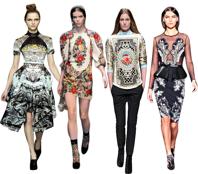 Bejeweled in Baroque: Fall’s Favorite Dramatic Motif Bejeweled in Baroque: Fall’s Favorite Dramatic Motif