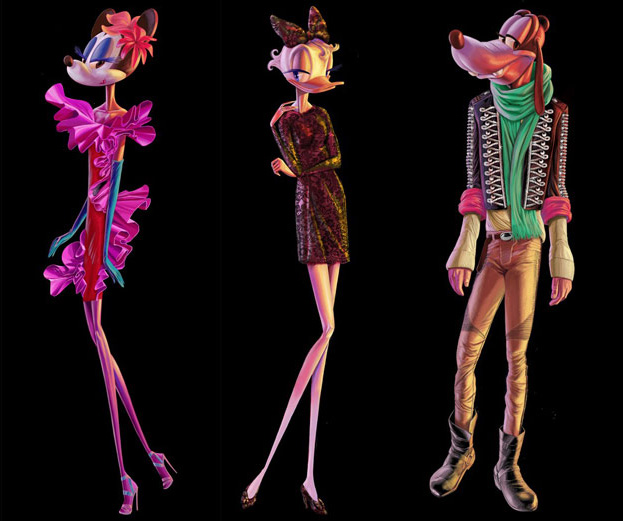Disney’s Daisy Duck, Minnie Mouse And Goofy Get High Fashion Makeovers For Barneys New York